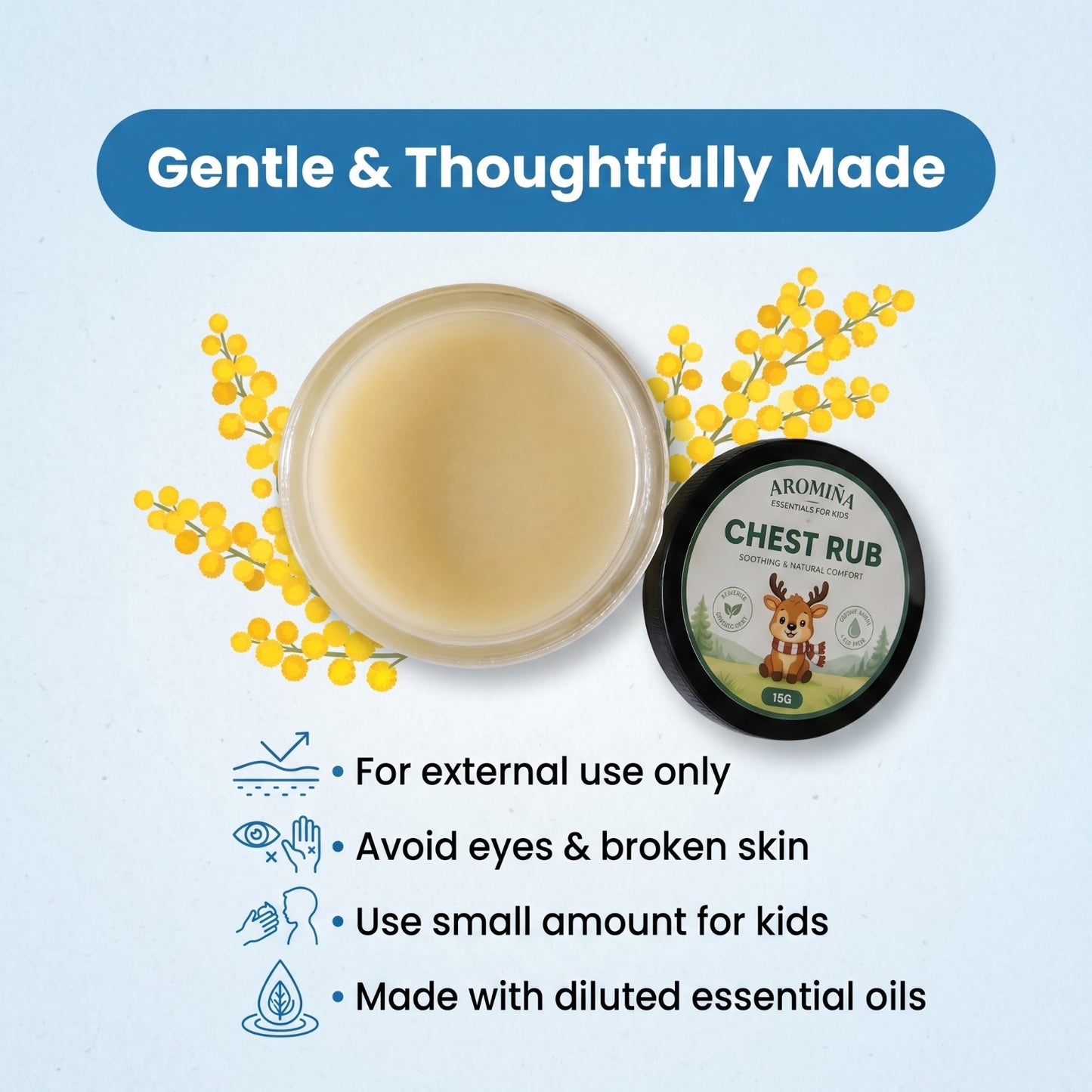 Chest Rub - Eases cold congestion