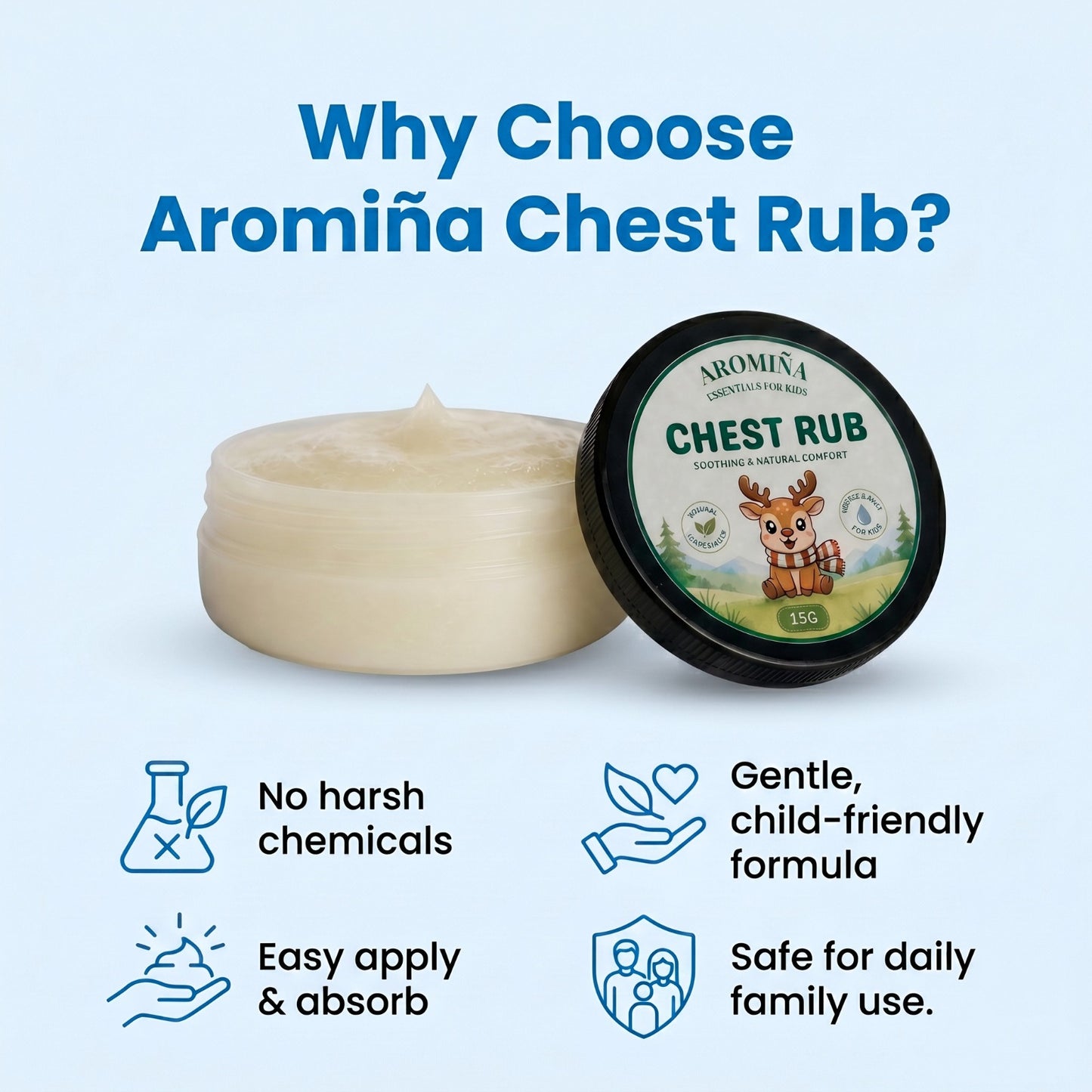 Chest Rub - Eases cold congestion
