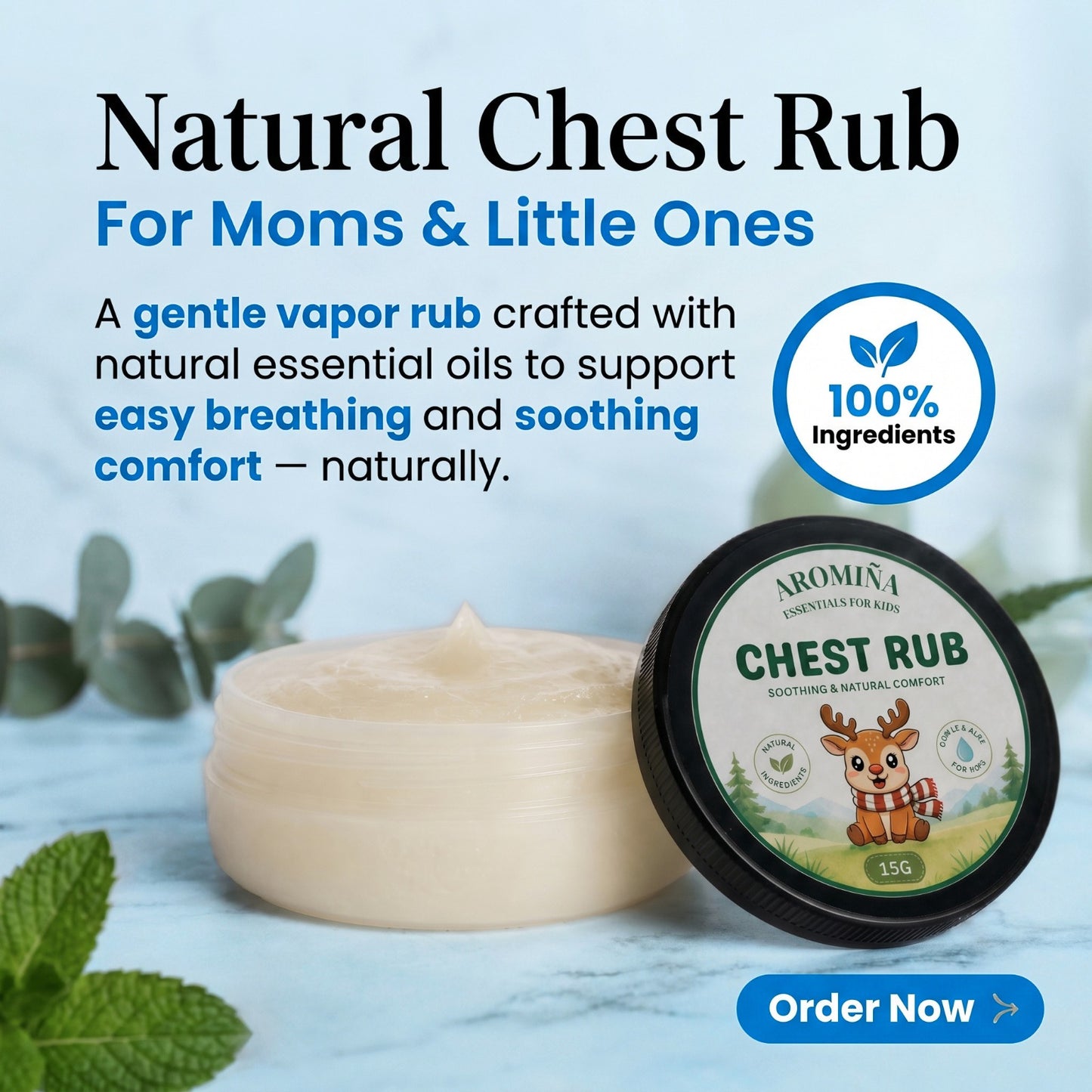 Chest Rub - Eases cold congestion