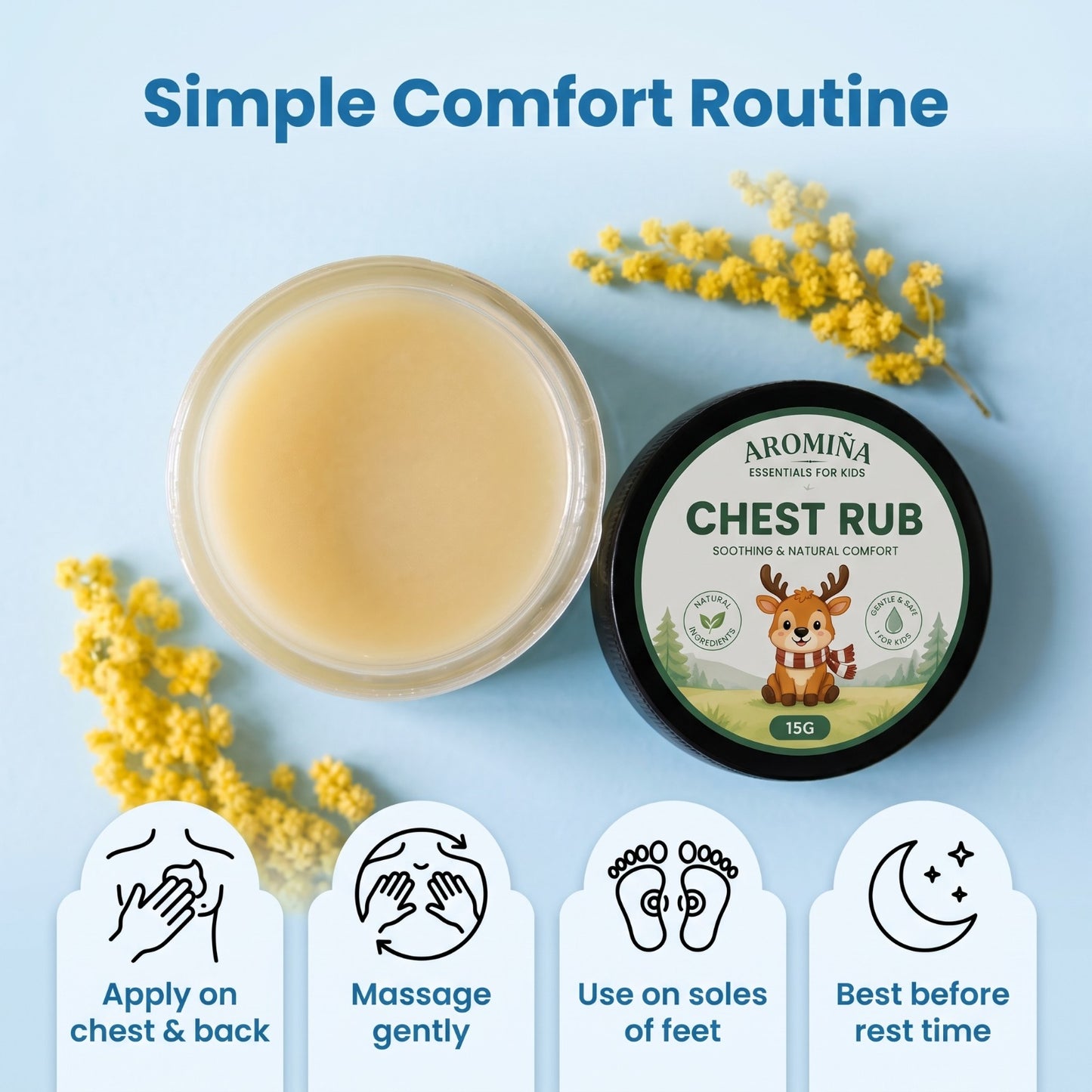 Chest Rub - Eases cold congestion