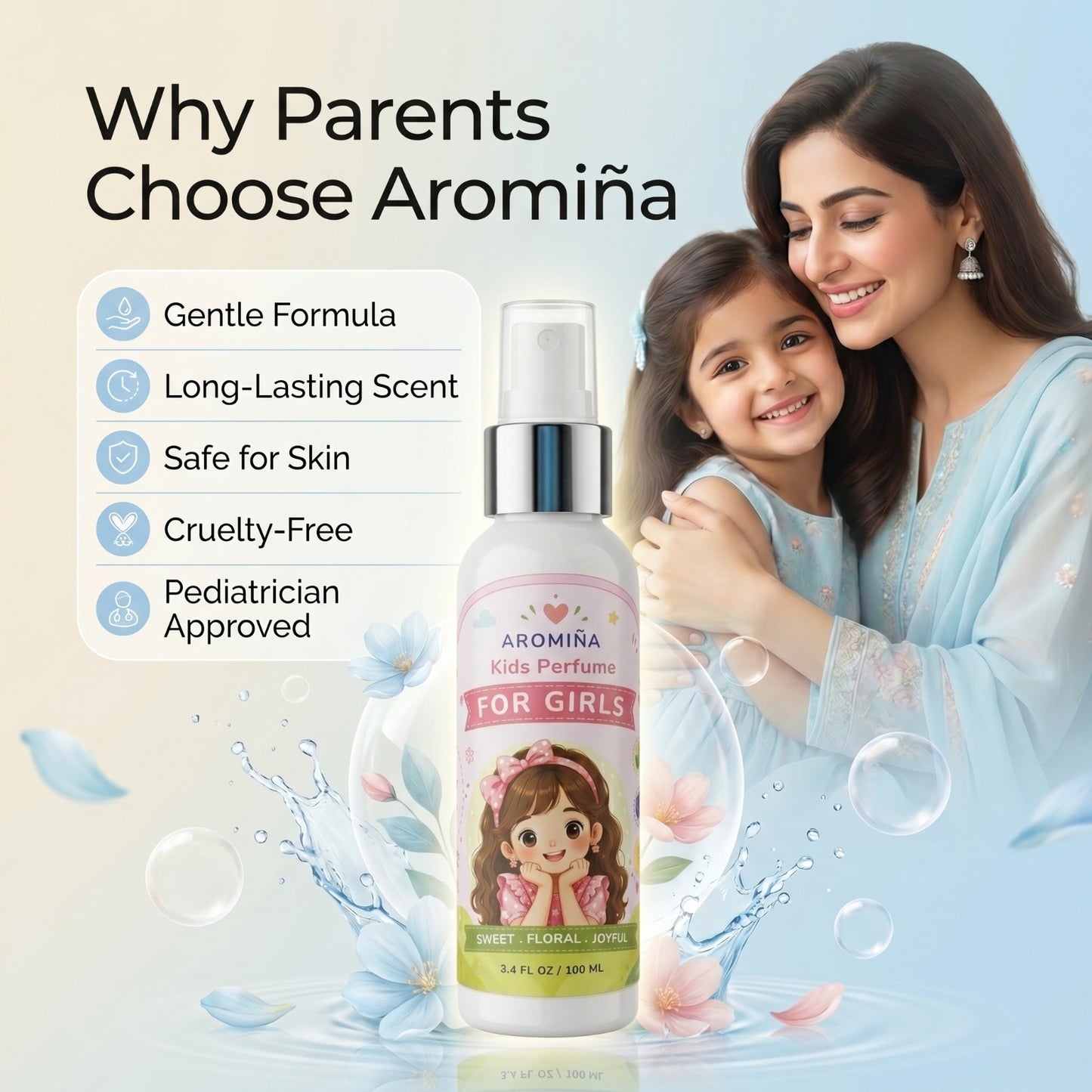 Aromiña Kids Water Based Perfume