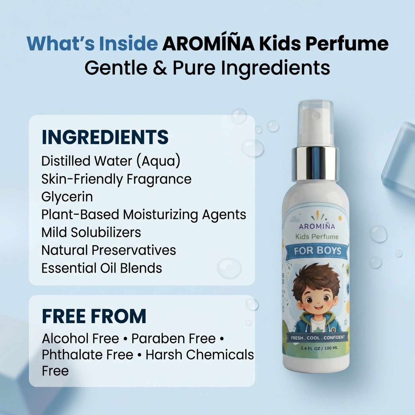 Aromiña Kids Water Based Perfume